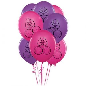 8 Pecker Party Balloons