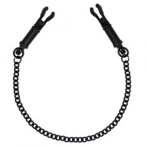 Black Nipple Clamps With Chain