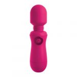 OMG Silicone Rechargeable Wand Pink