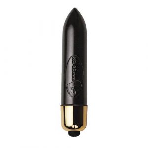 RO80mm 7 Function Bullet Vibrator Black