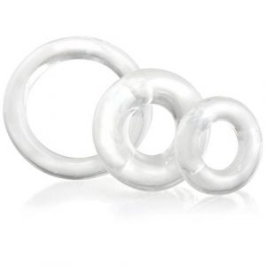 Screaming O Ring O x 3 Clear Cockrings