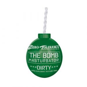 The Bomb Masturbator Dirty Textured Stroker Sleeve Green