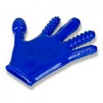 Blue Oxballs Finger Reversible JO Penetration Glove