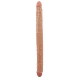 Get Real 16 Inch Flesh Colour Realistic Double Dildo
