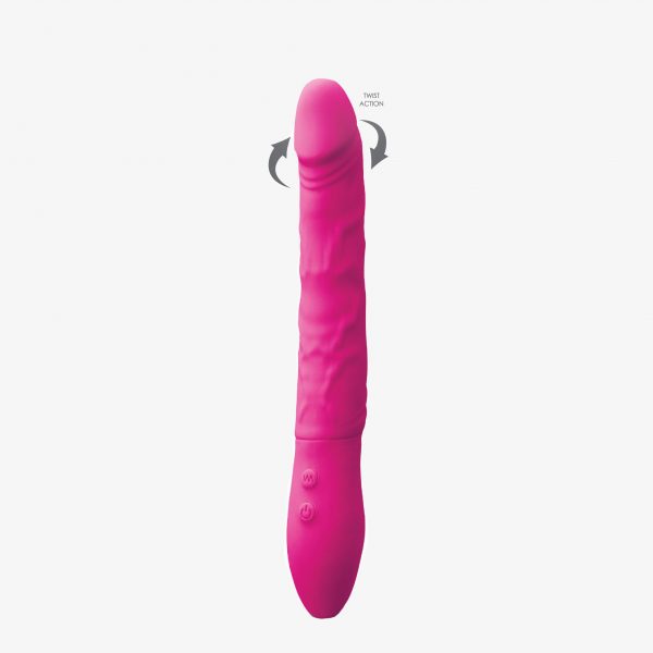 Inya Rechargeable Petite Twister Vibe Pink Twisting Head