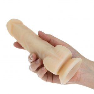 Naked Addiction 7 Inch Rotating and Vibrating Realistic Dong In Hand