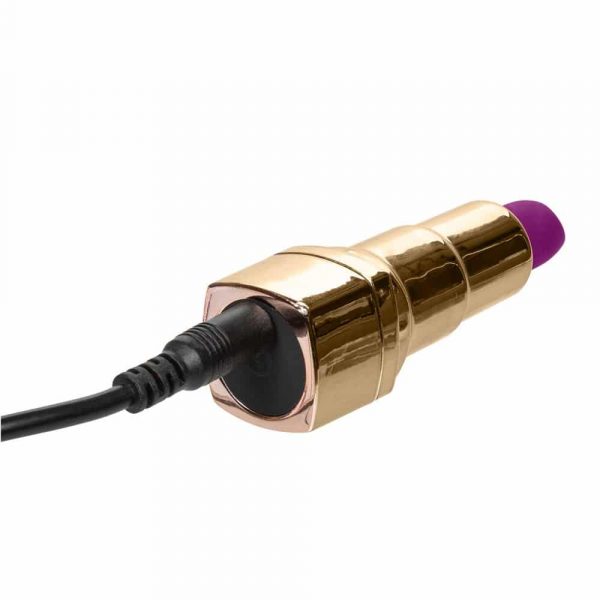 Naughty Bits Bad Bitch Rechargeable Lipstick Vibrator Charging