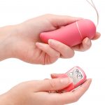 10 Speed Remote Vibrating Egg BIG (Pink) in hand