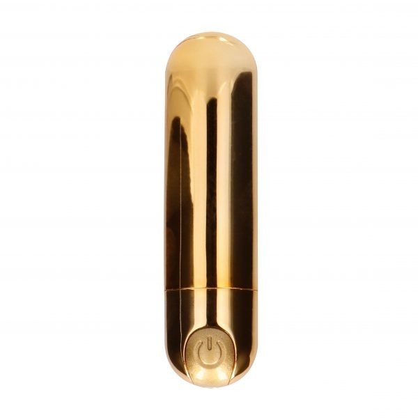 10 speed Rechargeable Bullet Vibrator (Gold)
