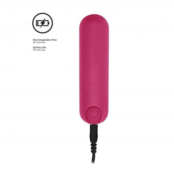 10 speed Rechargeable Bullet Vibrator (Pink) 2