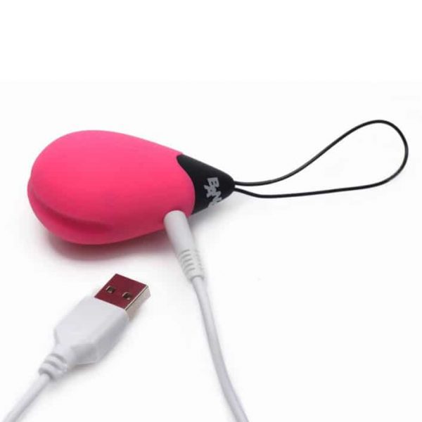 10X Silicone Vibrating Egg Pink Rechargeable