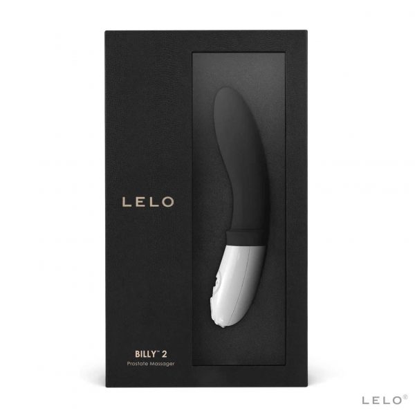 Lelo Billy 2 Deep Black Luxury Rechargeable Prostate Massager Packaged
