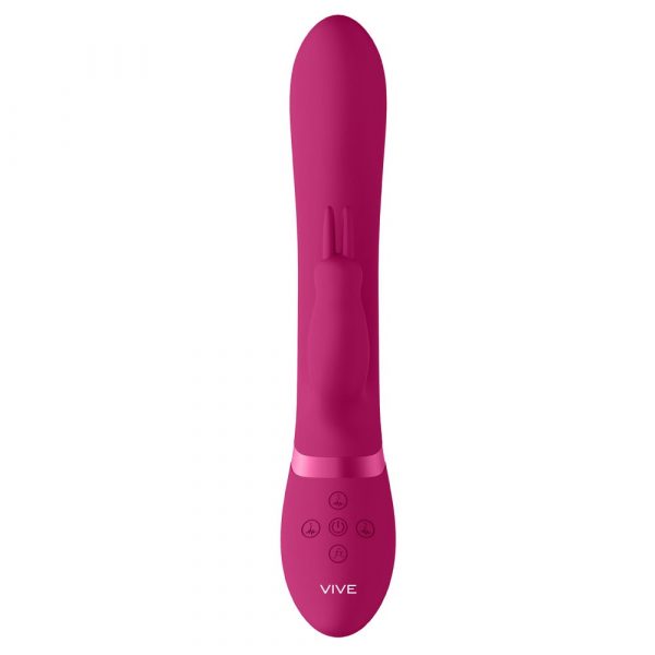 Vive Amoris Pink Rabbit Vibrator With Stimulating Beads 1