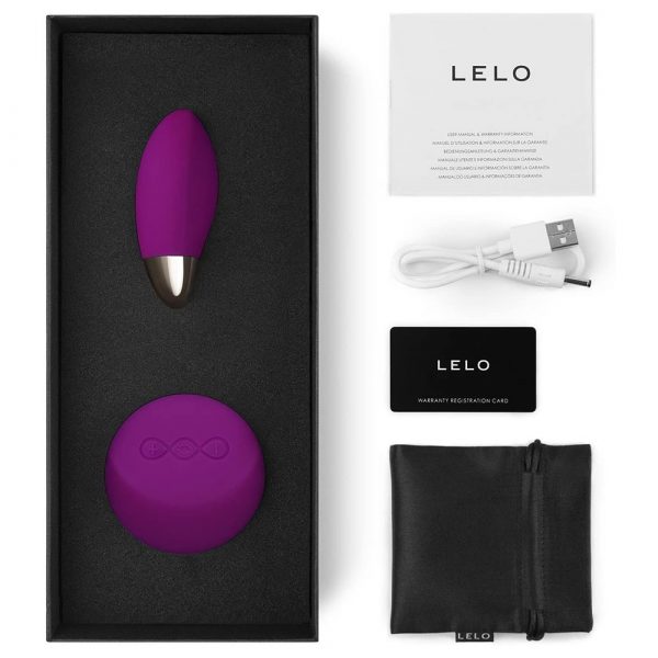 Lelo Lyla 2 Deep Rose Bullet Vibrator Packaged