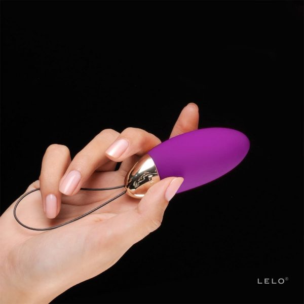Lelo Lyla 2 Deep Rose Bullet Vibrator inhand