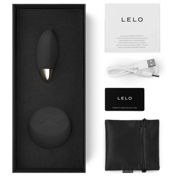 Lelo Lyla 2 Obsidian Black Bullet Vibrator Packaged