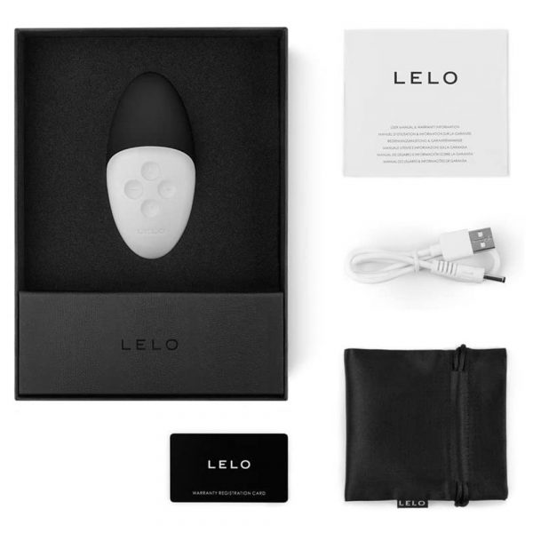 Lelo SIRI Version 2 Black Luxury Rechargeable Massager Packaged