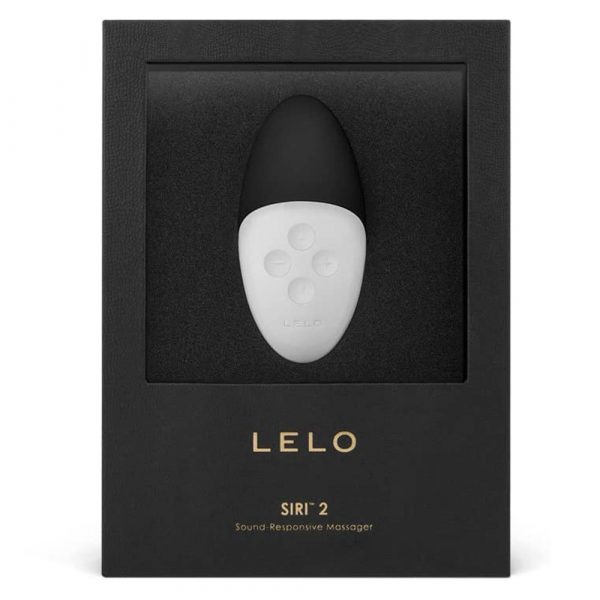 Lelo SIRI Version 2 Black Luxury Rechargeable Massager in box
