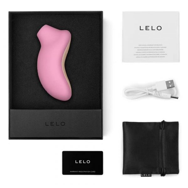 Lelo Sona Pink Clitoral Massager Packaged