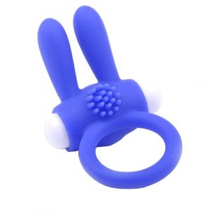 Cockring With Rabbit Ears (Blue)