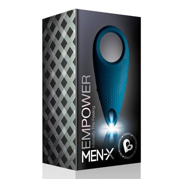 Rocks Off Empower Men-X Cockring (Blue) Boxed