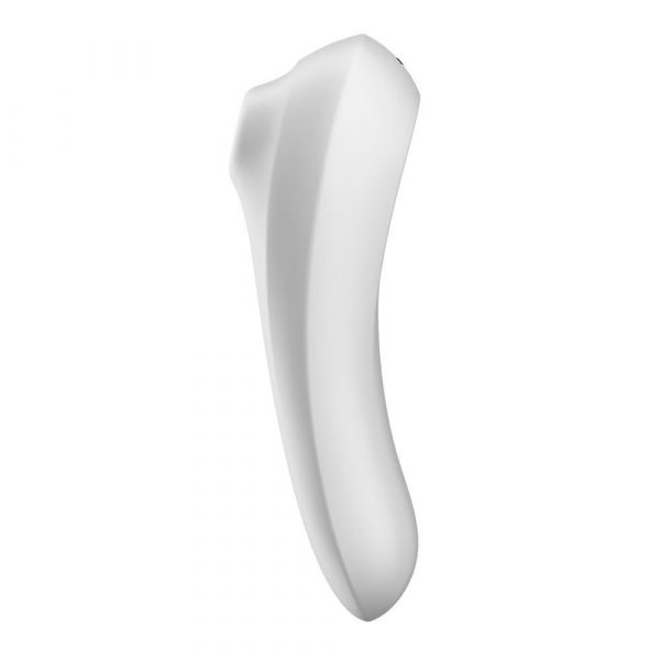 Satisfyer App Enabled Dual Pleasure Clitoral Massager (White) Side