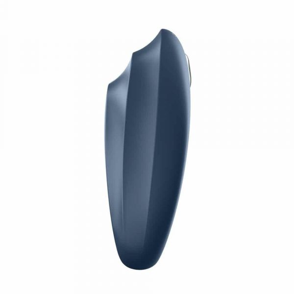 Satisfyer App Enabled Powerful One Vibrating Cock Ring (Blue) Side