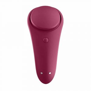 Satisfyer App Enabled Sexy Secret Panty Vibrator Wine Red