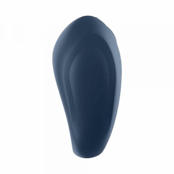 Satisfyer App Enabled Strong One Vibrating Cock Ring (Blue) Side