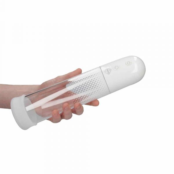 Automatic Luv Pump (Transparent) in hand