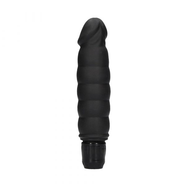 Black Ribbed Vibrator