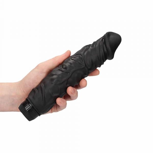 Realistic Vibrator Black in hand