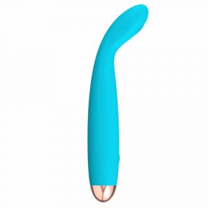 Cuties Silk Touch Rechargeable Mini Vibrator (Blue)