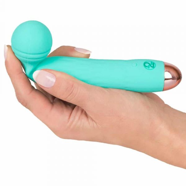 Cuties Silk Touch Rechargeable Mini Vibrator (Green) Flexible