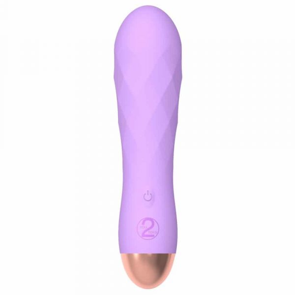 Cuties Silk Touch Rechargeable Mini Vibrator (Purple)