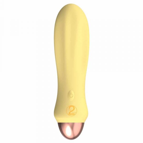 Cuties Silk Touch Rechargeable Mini Vibrator (Yellow)