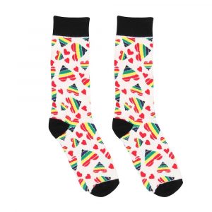 Happy Hearts Sexy Socks Size 4-8 (EU 36-41)