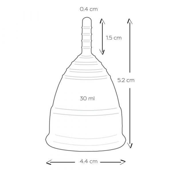 Mae B Intimate Health 2 Large Menstrual Cups Details