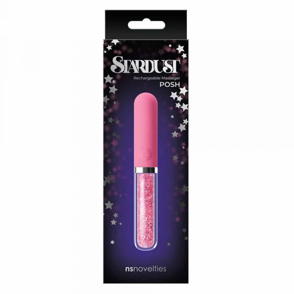 Stardust Posh 5 Inch Rechargeable Vibrator (Pink) Packaged