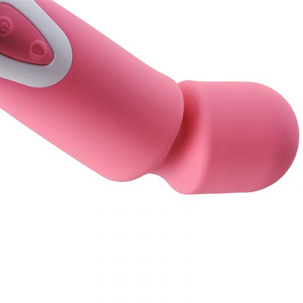 iWand 10 Speed Waterproof Rechargeable Wand Pink Head
