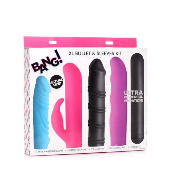 Bang XL Bullet Vibrator and Sleeves Set