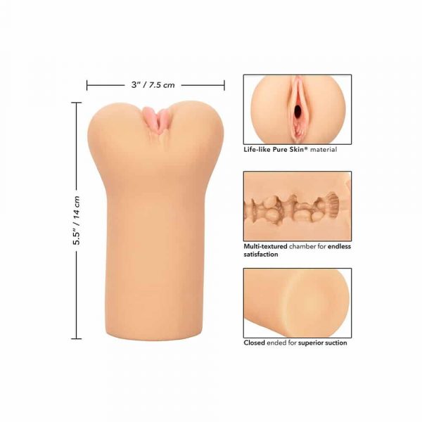 Boundless Vulva Masturbator (Flesh Pink) Details
