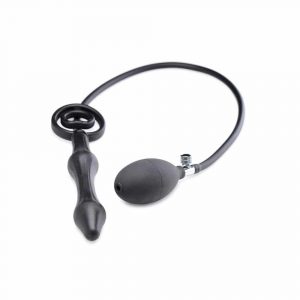 Devils Rattle Inflatable Anal Plug With Cock Ring