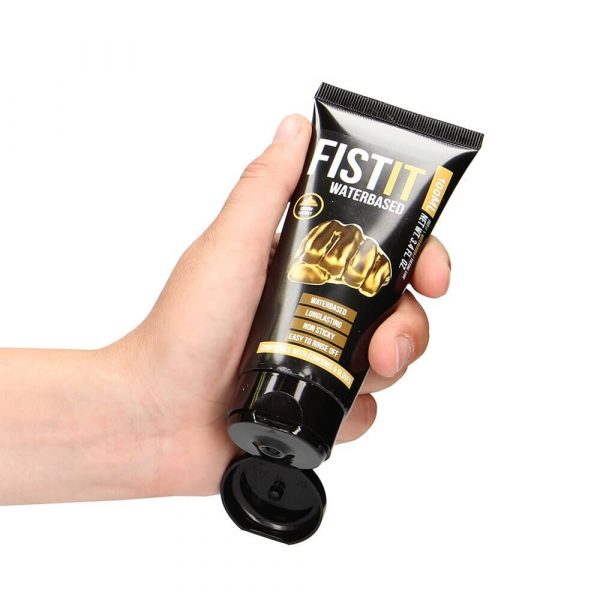 Fist It Water Based Lube 100ml in hand