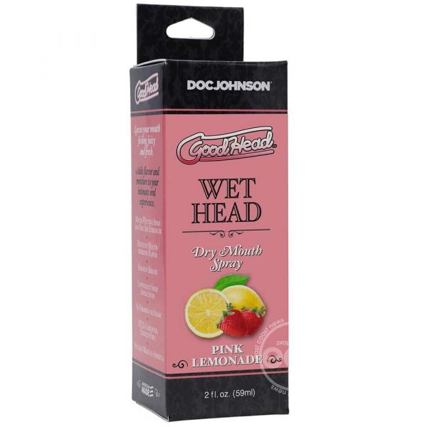 Good Head Wet Head Dry Mouth Spray (Pink Lemonade 59ml) - Packaged