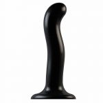 Strap On Me Prostate and G-Spot Curved Large Dildo (Black)