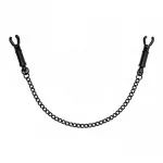 Black Metal Adjustable Nipple Clamps With Chain