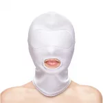 Fetish and Fashion Mouth Hood White