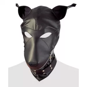 Imitation Leather Dog Mask