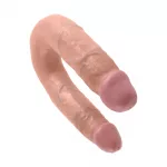 King Cock Medium Double Trouble Flesh Dildo